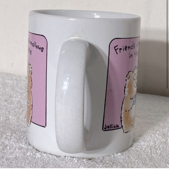 Vintage Hallmark Shoebox Greetings Friends Are Marshmallows Mug - Picture 3 of 11